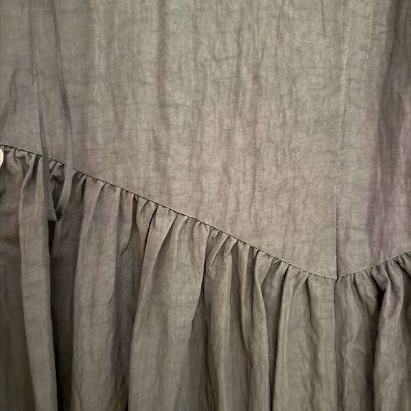 Jenni Kayne - Taffeta Peninsula Dress, charcoal small - Picture 6 of 8